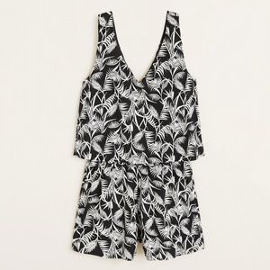 Mango Double-Layer Printed Romper